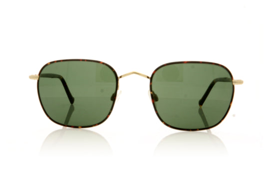 Moscot Schlep Sun Tort/Gold Tort Sunglasses - Front