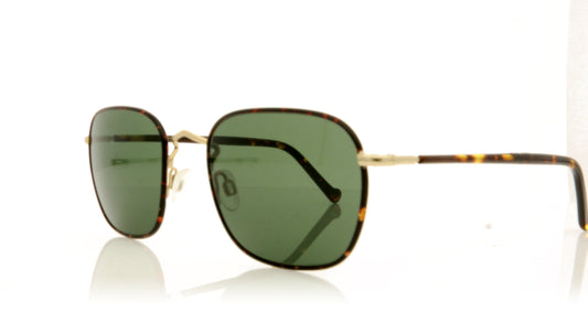 Moscot Schlep Sun Tort/Gold Tort Sunglasses - Angle
