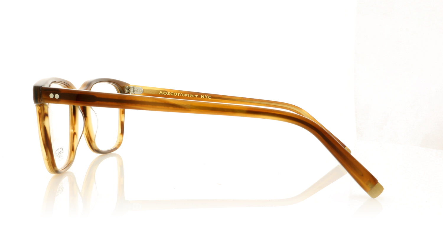 Moscot Travis 401-01 Dark Blonde Glasses - Side