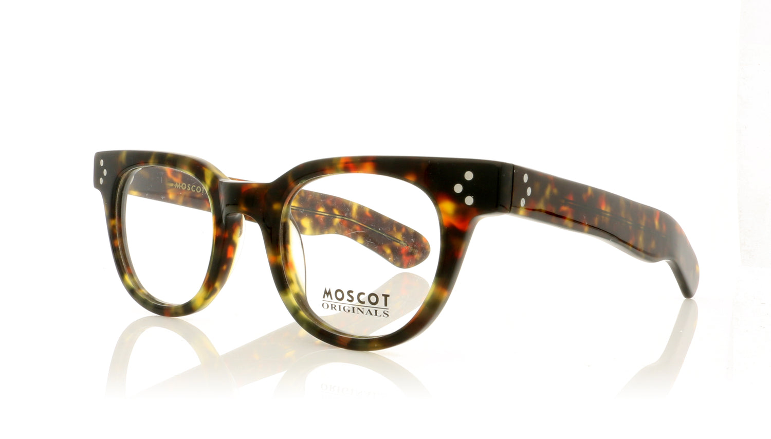 Moscot Vilda Tortoise Tort Glasses - Angle