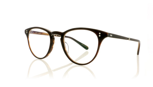 Mr. Leight Runyon C BKTORT-PW Black Tortoise-Pewter "Black Tortoise" Glasses - Angle