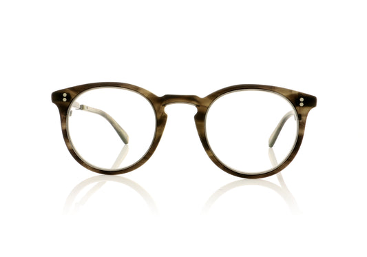 Mr. Leight Crosby C ML1013 MOLA-PW Matte Olive Laminate Glasses - Front