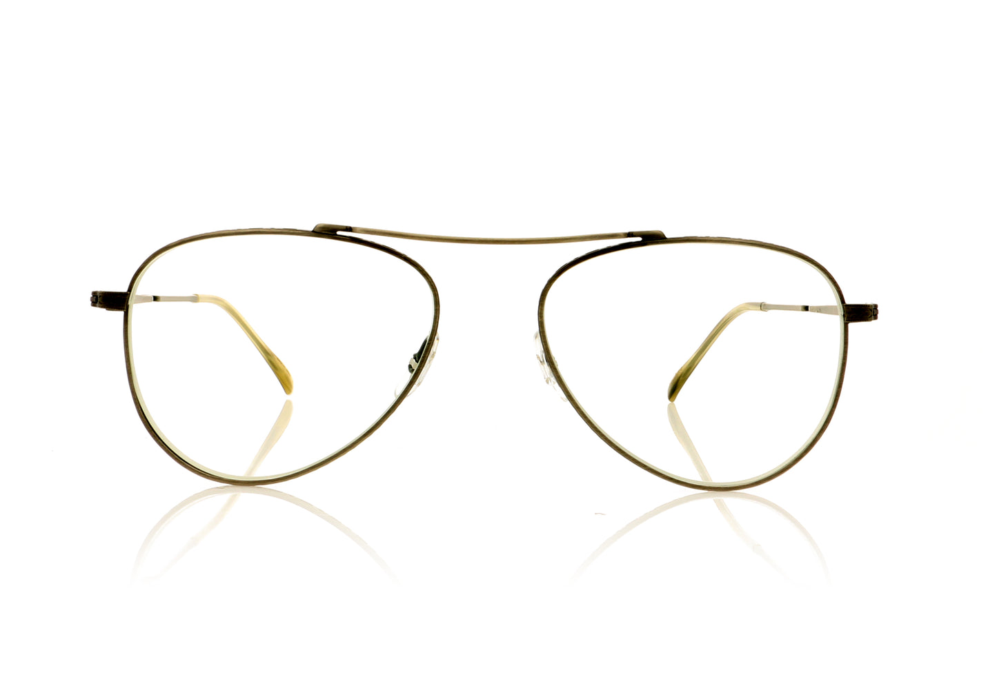 Mr. Leight Ichi C PW-GW Pewter Greywood Glasses - Front