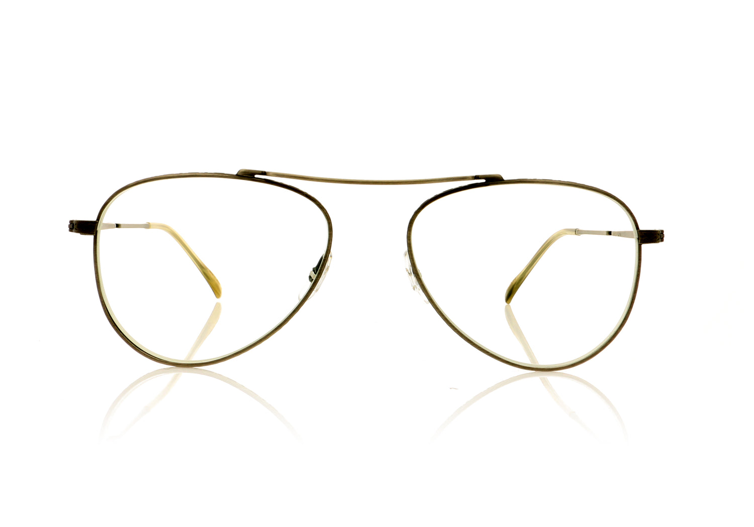 Mr. Leight Ichi C PW-GW Pewter Greywood Glasses - Front