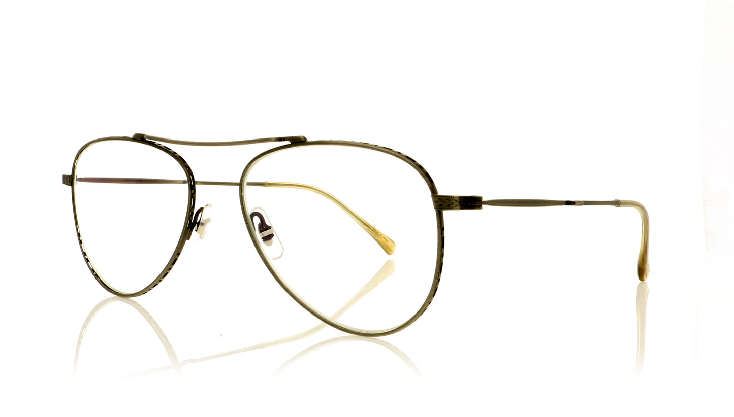 Mr. Leight Ichi C PW-GW Pewter Greywood Glasses - Angle