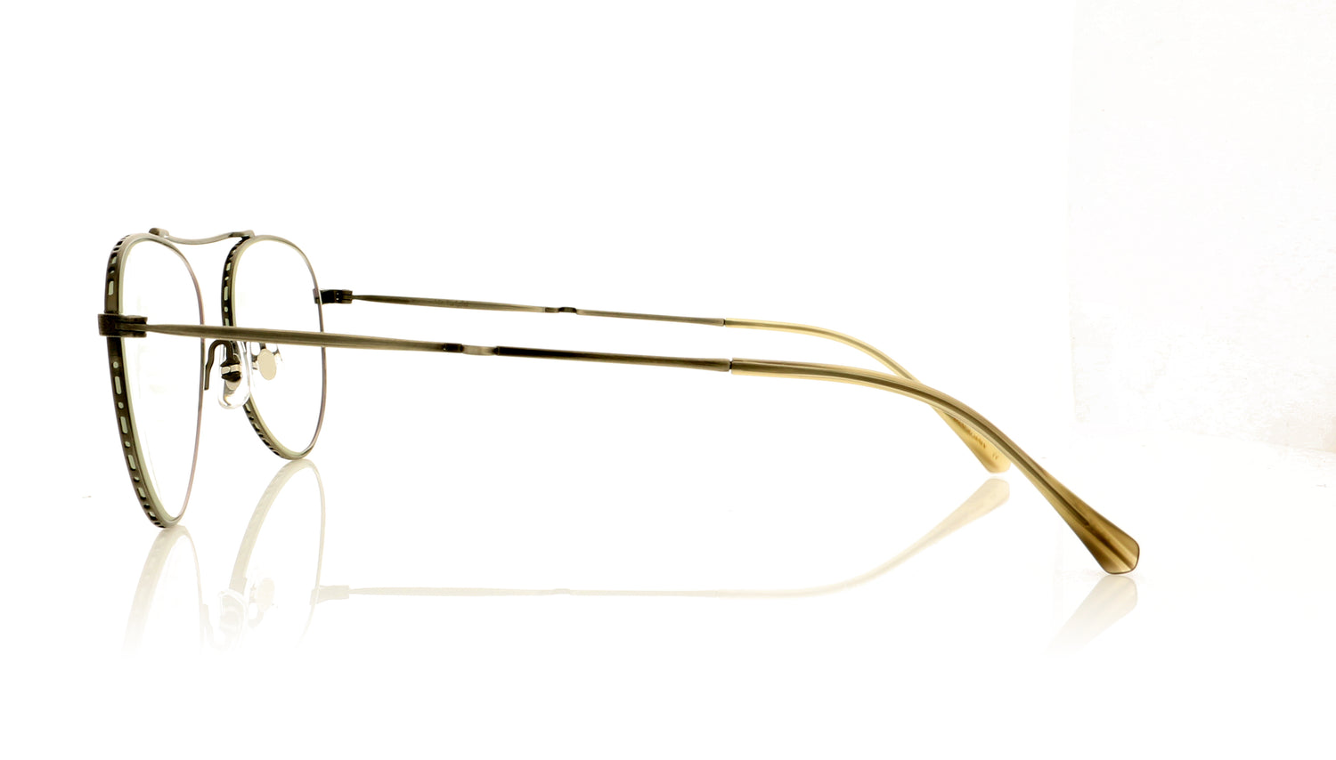 Mr. Leight Ichi C PW-GW Pewter Greywood Glasses - Side