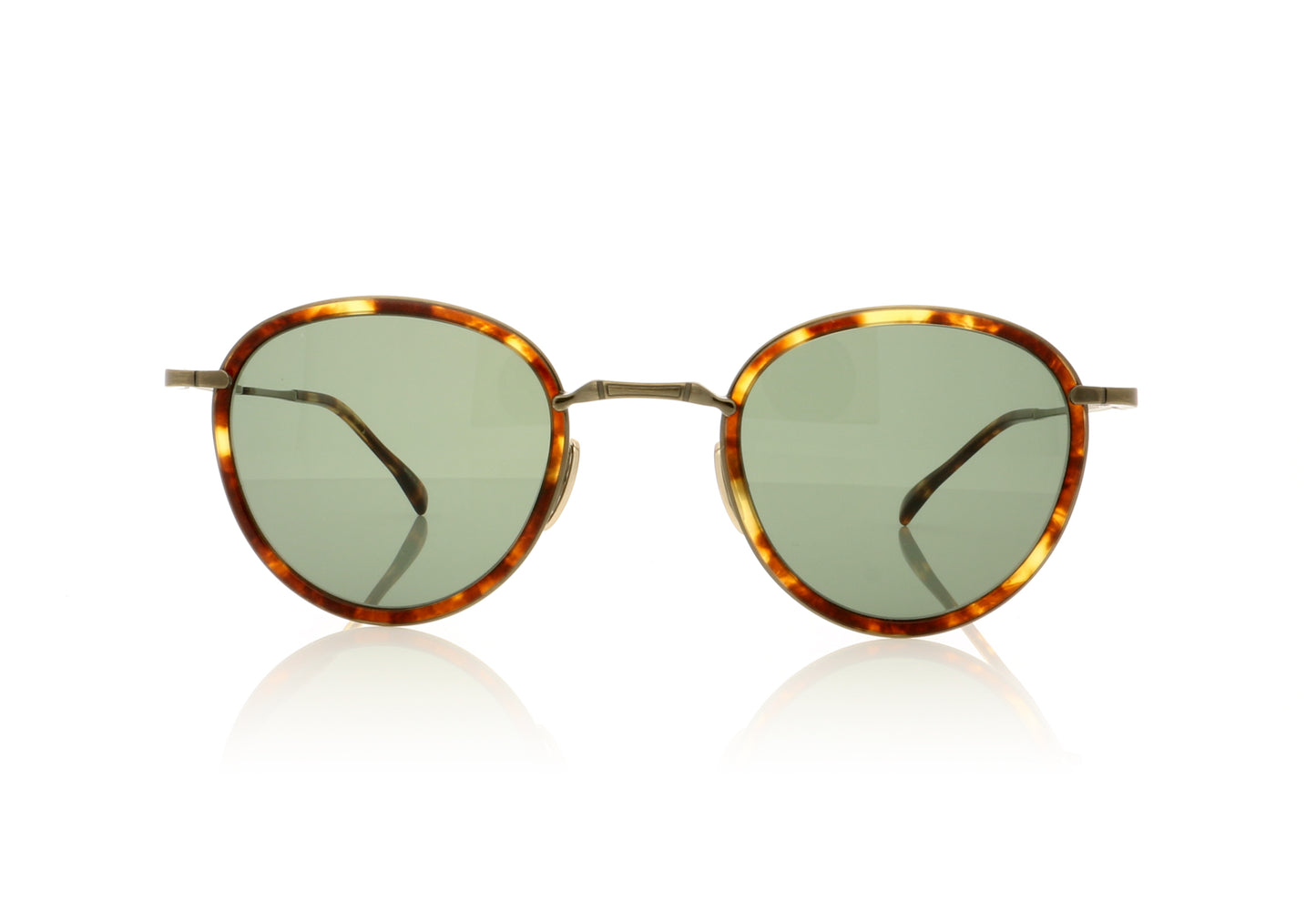 Mr. Leight Mulholland S MPL-ATG-MPL/GRN Colour: Maple Sunglasses - Front