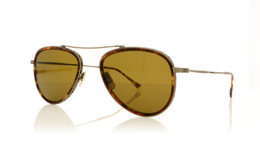 Mr. Leight Ichi S MPLATGMPL/BRNGLSPLR Maple Glasses - Angle