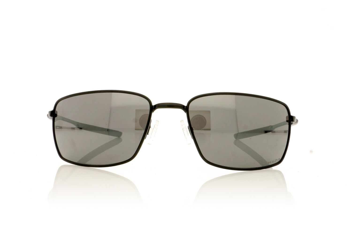 Oakley Square Wire 407513 Polished Black Sunglasses - Front