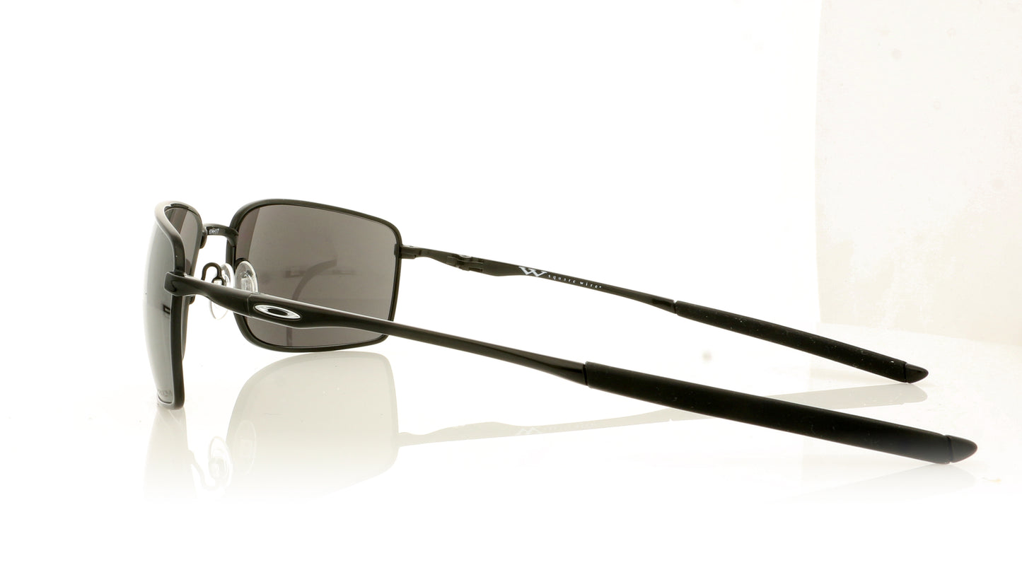 Oakley Square Wire 407513 Polished Black Sunglasses - Side