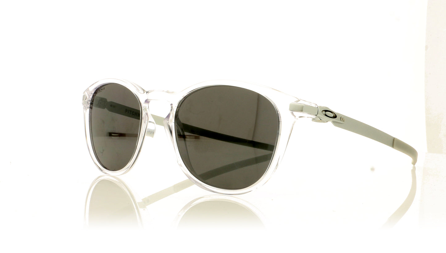 Oakley Pitchman R 943902 Polished Clear Sunglasses - Angle