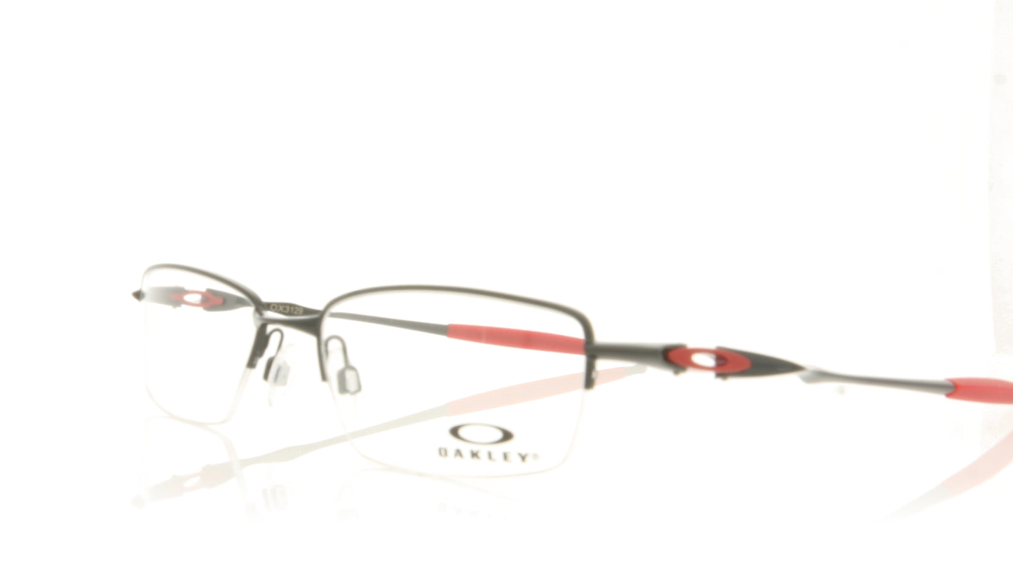 Oakley Coverdrive 312907 Polished Black Glasses - Angle