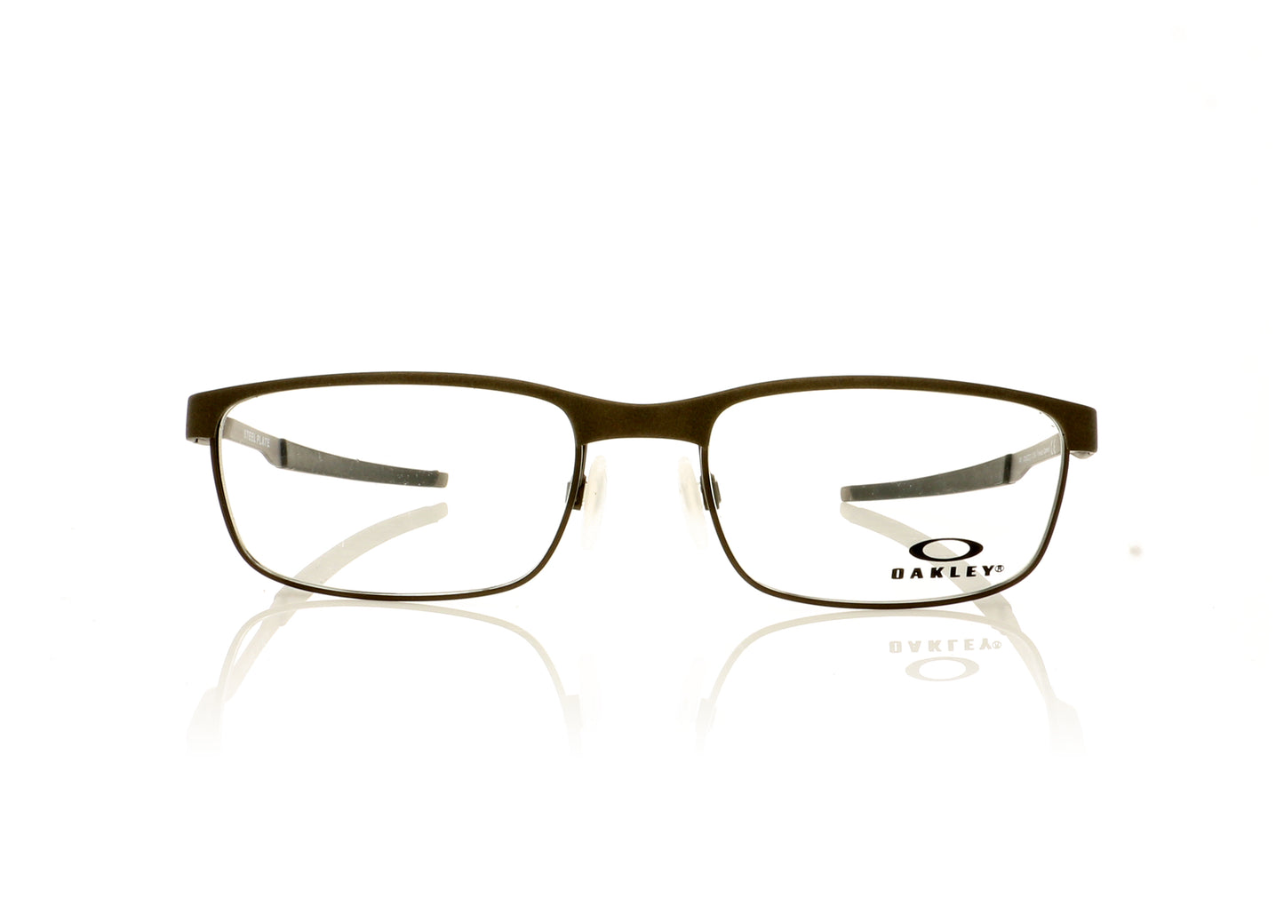 Oakley Steel Plate 322202 Powder Cement Glasses - Front