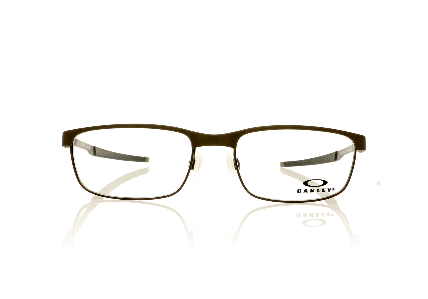 Oakley Steel Plate 322202 Powder Cement Glasses - Front