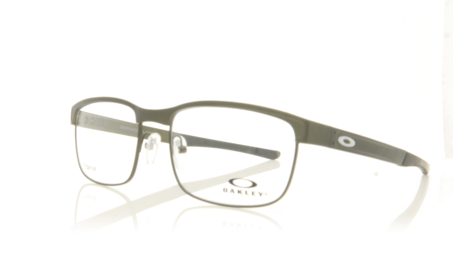 Oakley Surface Plate 513210 Satin Olive Glasses - Angle