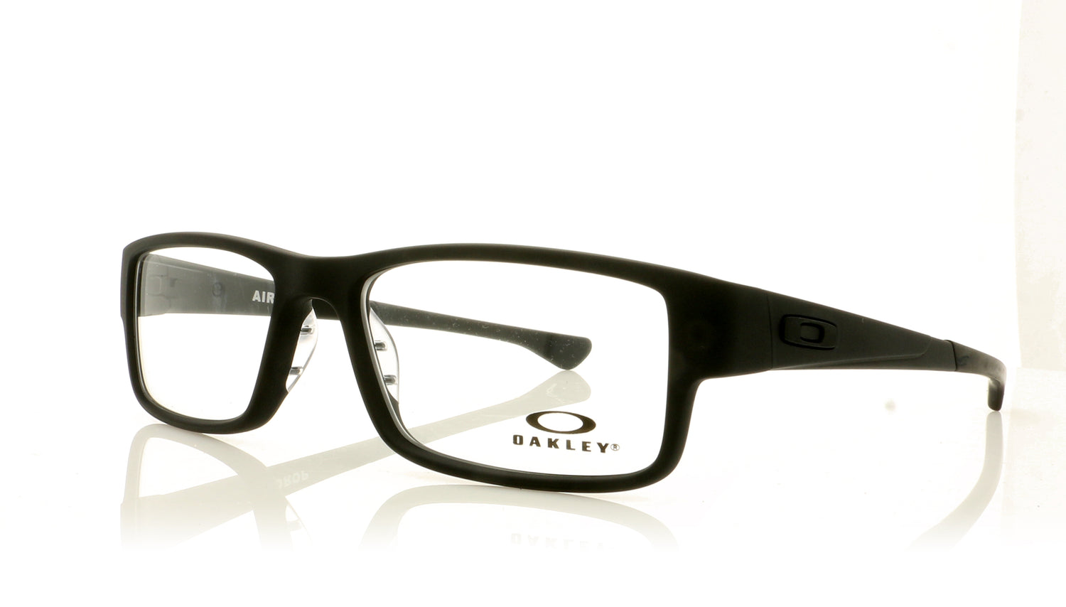 Oakley Airdrop 804601 Satin Black Glasses - Angle