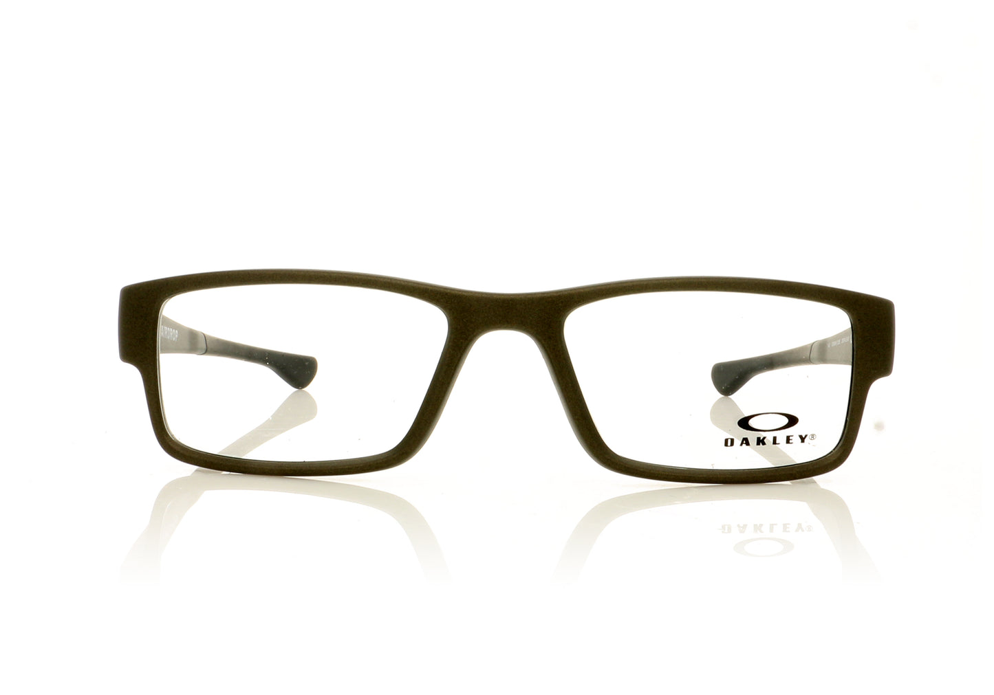 Oakley Airdrop 804612 Satin Lead Glasses - Front