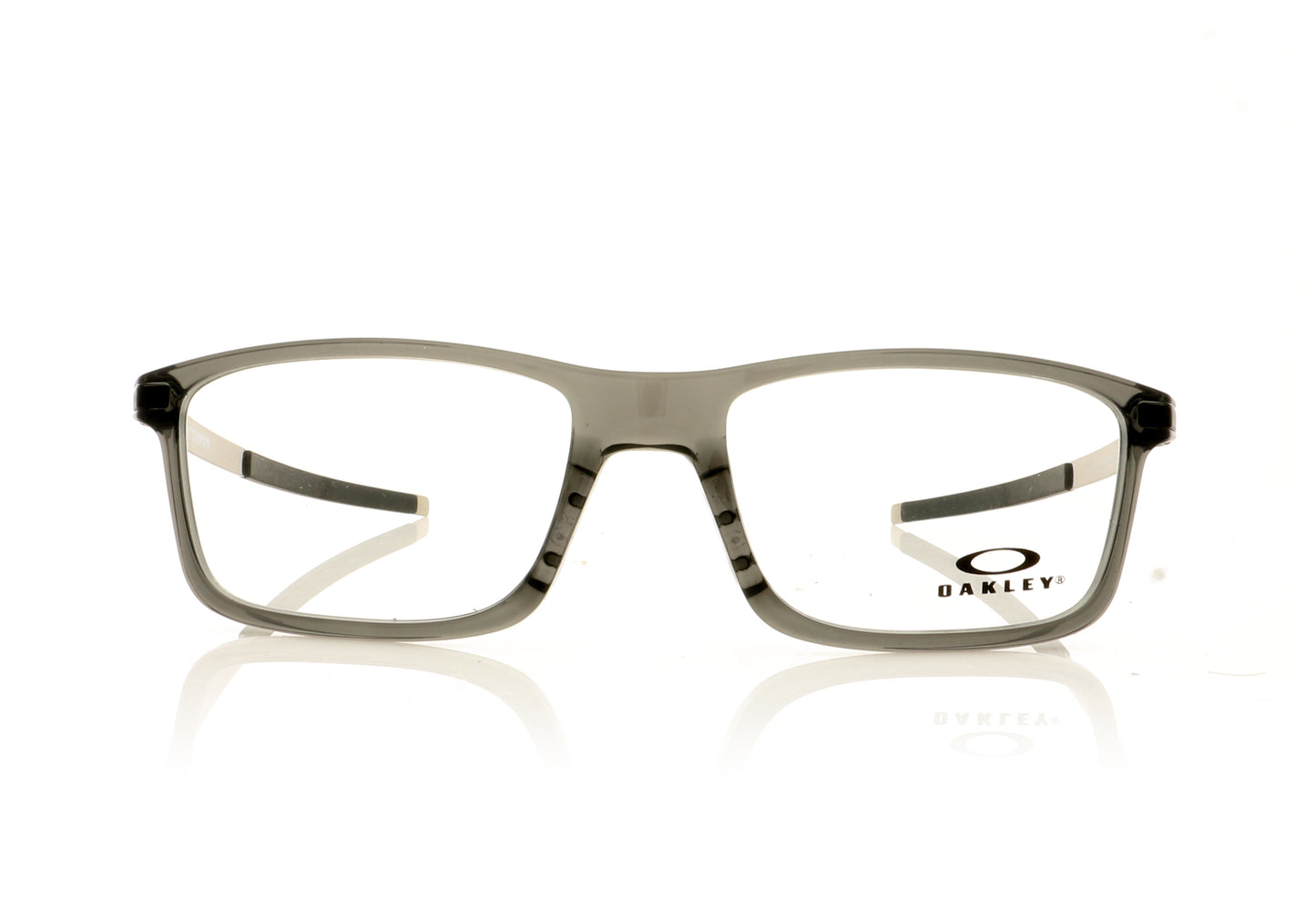 Oakley Pitchman 805012 Polished Grey Smoke Glasses - Front