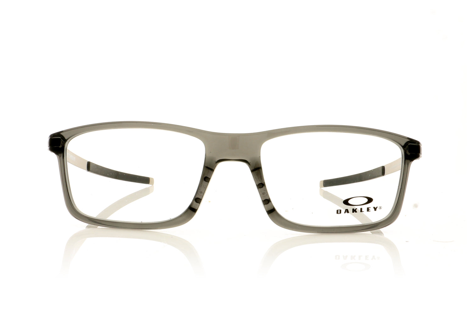 Oakley Pitchman 805012 Polished Grey Smoke Glasses - Front