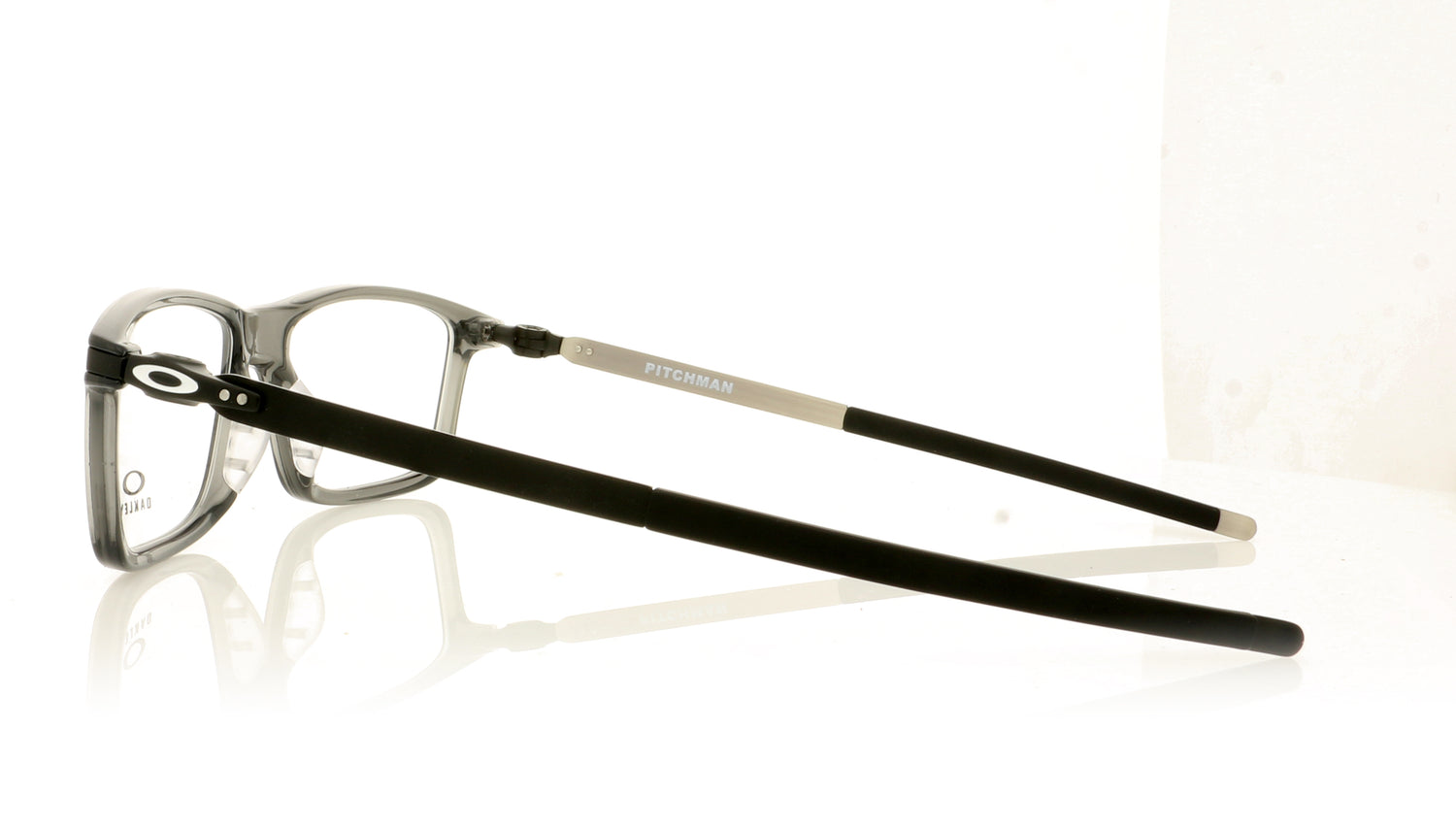 Oakley Pitchman 805012 Polished Grey Smoke Glasses - Side