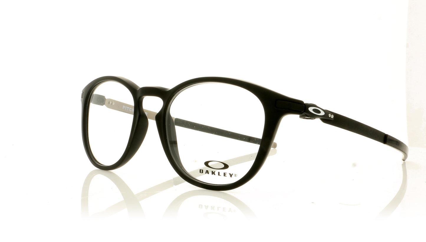 Oakley Crosslink Mnp 809002 Satin Grey Smoke Glasses - Angle