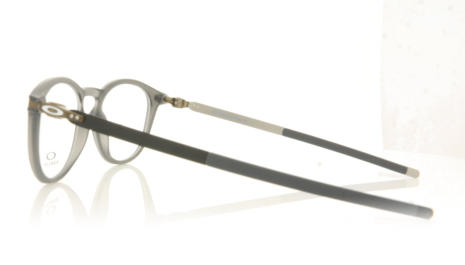 Oakley Pitchman R 810507 Matte Grey Smoke Glasses - Side