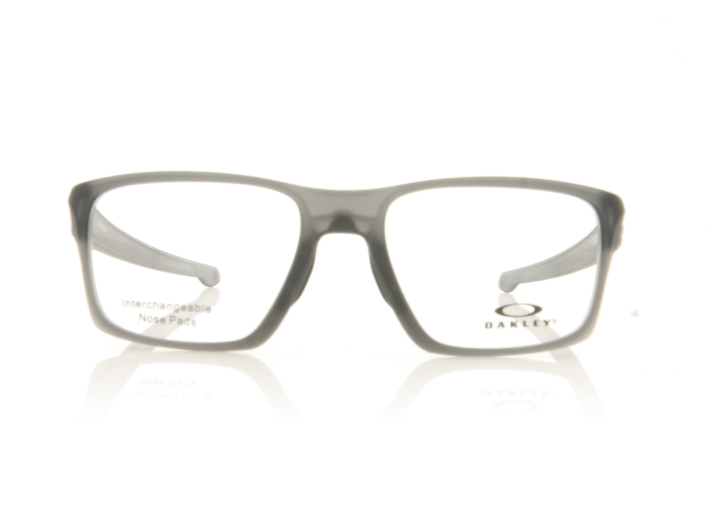 Oakley Litebeam 814002 Satin Grey Smoke Glasses - Front