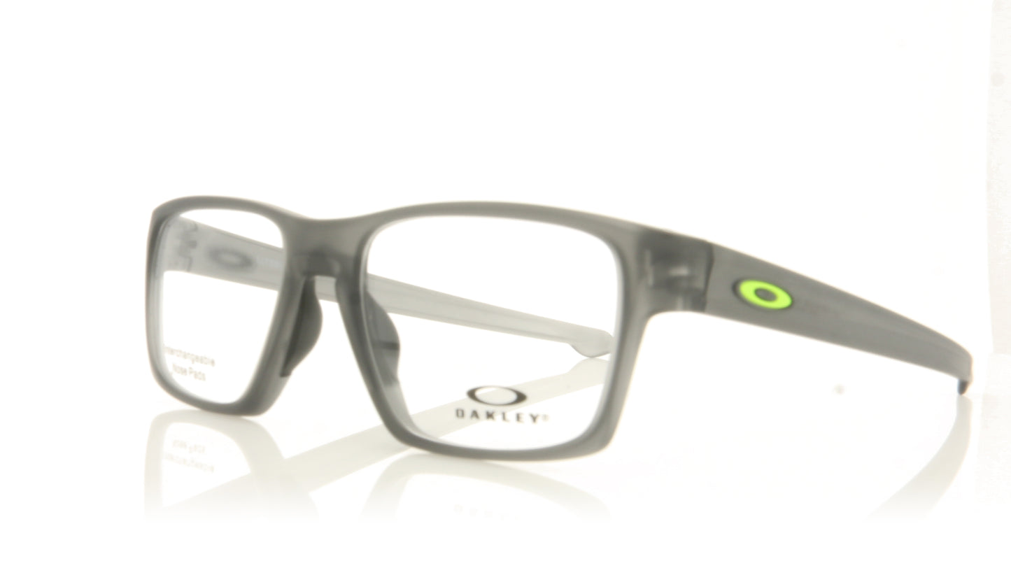Oakley Litebeam 814002 Satin Grey Smoke Glasses - Angle