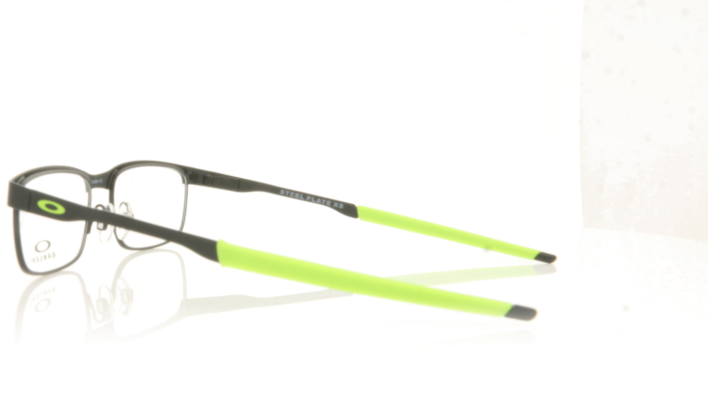 Oakley Steel Plate Xs 300204 Satin Black Glasses - Side