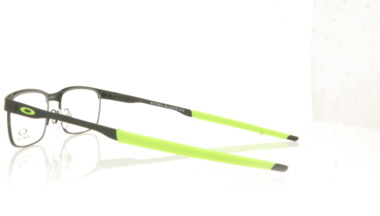 Oakley Steel Plate Xs 300204 Satin Black Glasses - Side