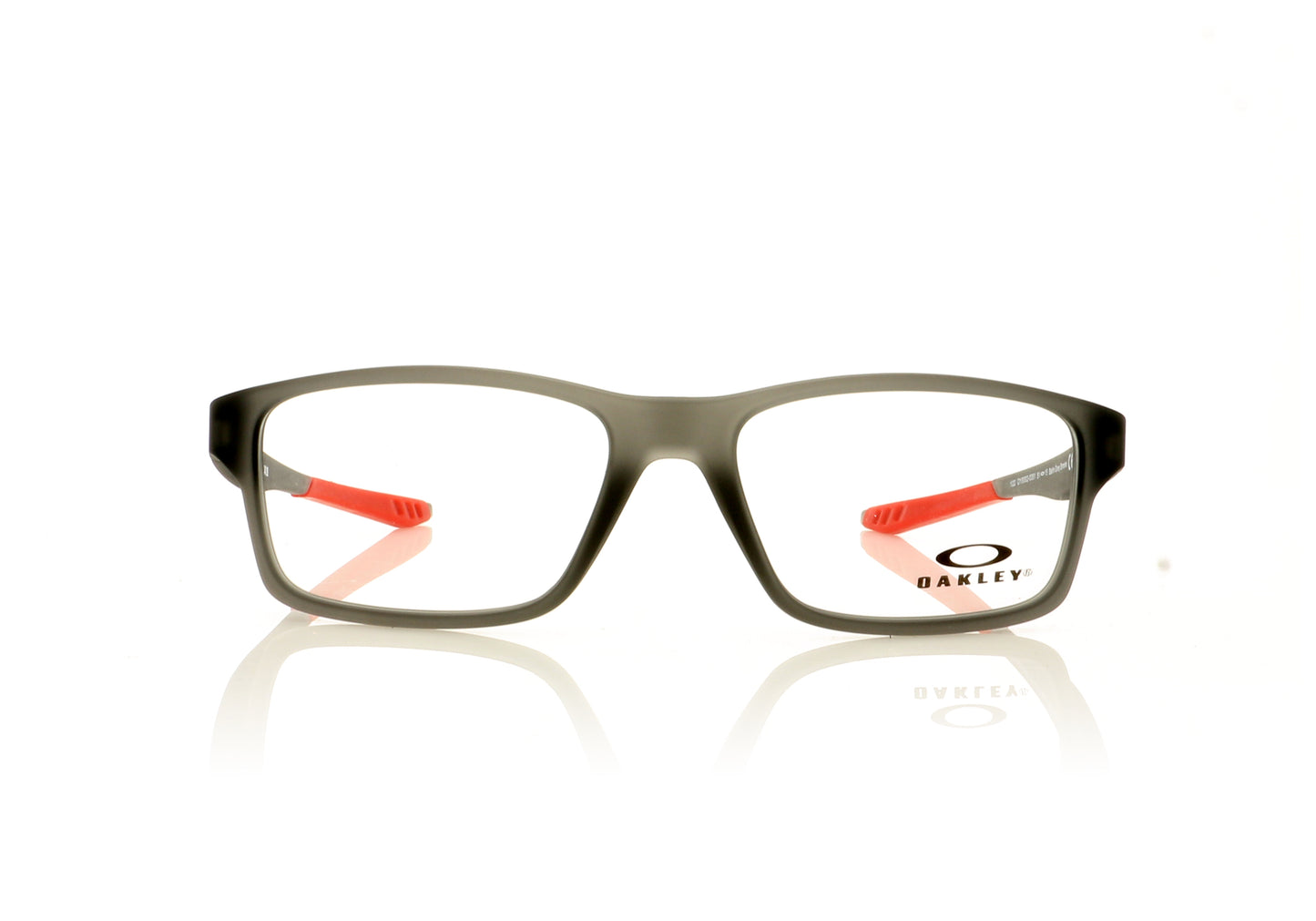 Oakley Crosslink Xs 800203 Satin Grey Smoke Glasses - Front