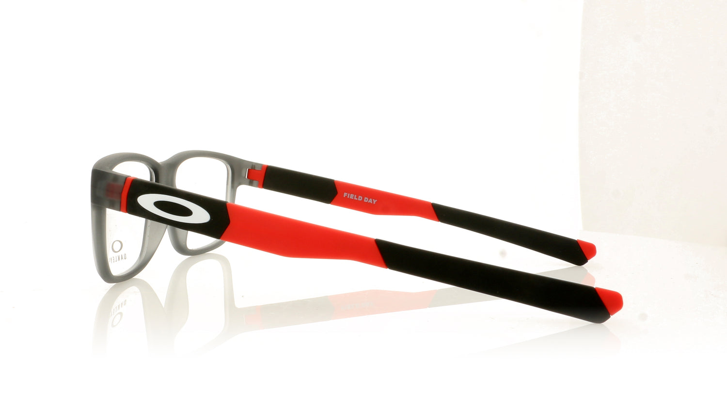 Oakley Field Day 800702 Satin Grey Smoke Glasses - Side