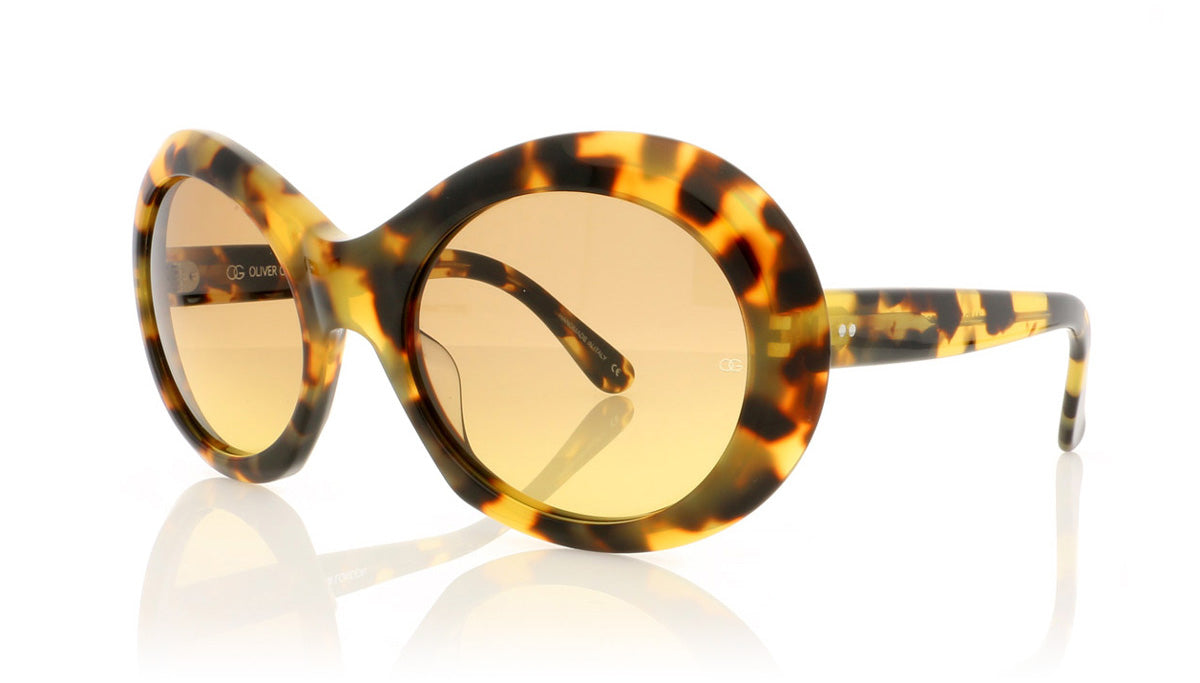 Oliver Goldsmith Audrey 15 Leopard Sunglasses - Angle