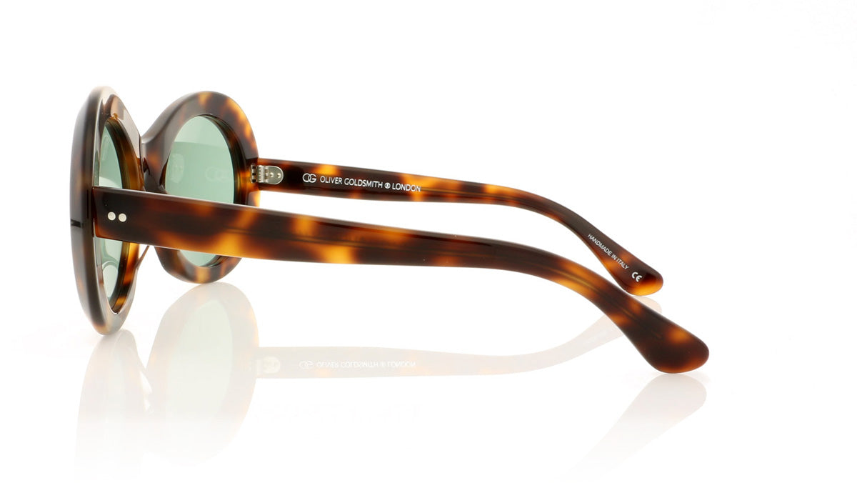 Oliver Goldsmith Audrey 2 Dark Tortoiseshell Sunglasses - Side