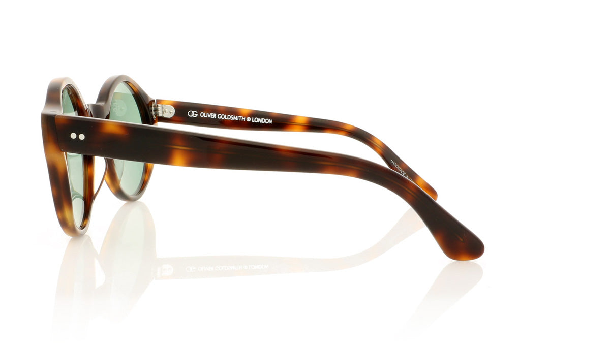 Oliver Goldsmith Casper 4 Dark Tortoiseshell Sunglasses - Side
