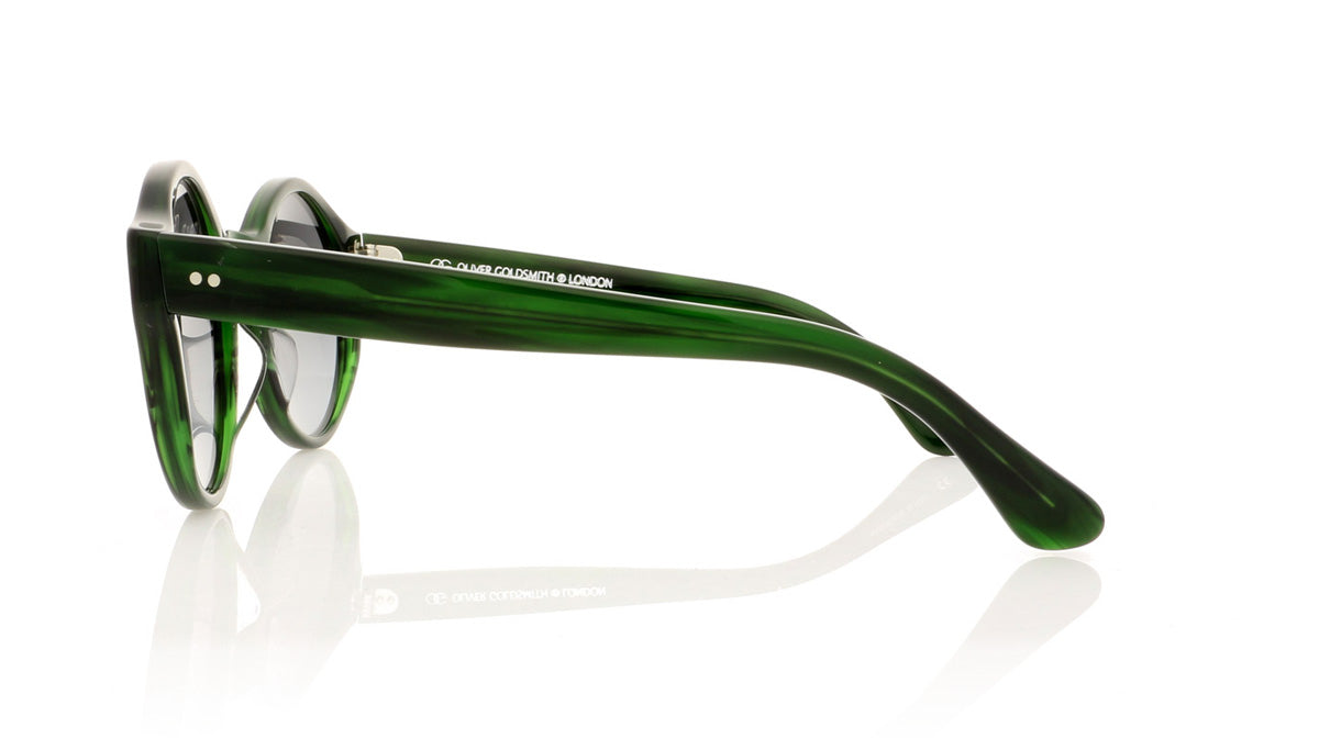 Oliver Goldsmith Casper 7 Evergreen Sunglasses - Side