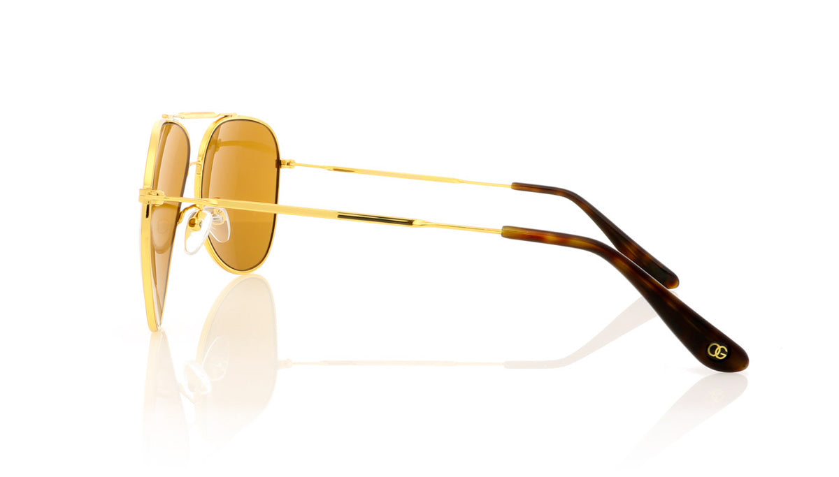 Oliver Goldsmith Colt 1 Gold Sunglasses - Side