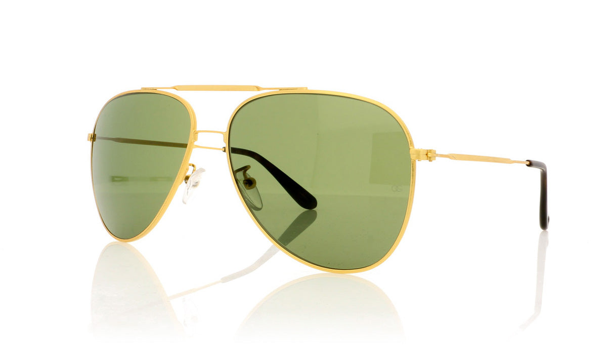 Oliver Goldsmith Colt 4 Brushed Gold Sunglasses - Angle