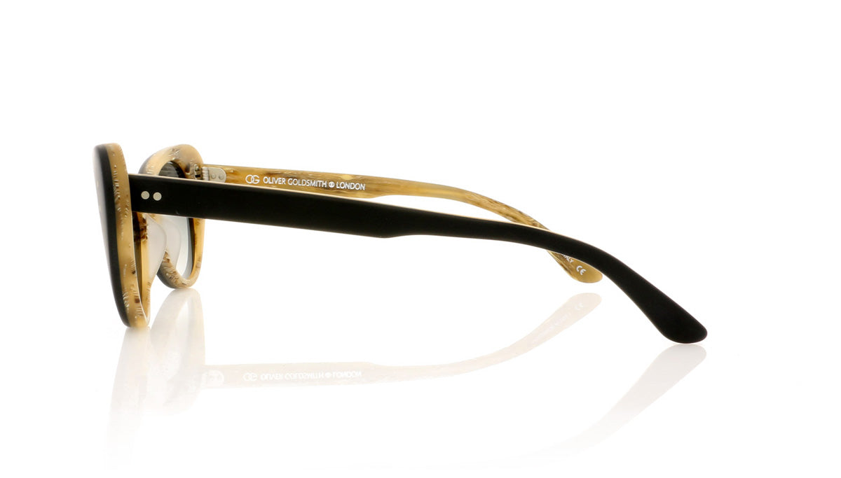 Oliver Goldsmith Grace 1 Matte Black Sunglasses - Side