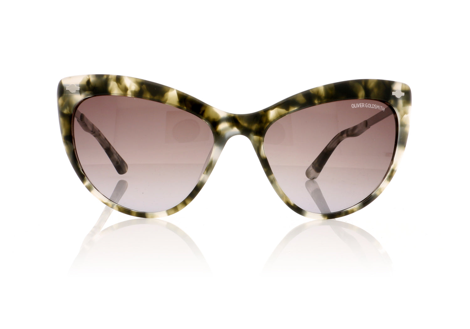 Oliver Goldsmith Kew 1 Black Ice Sunglasses - Front