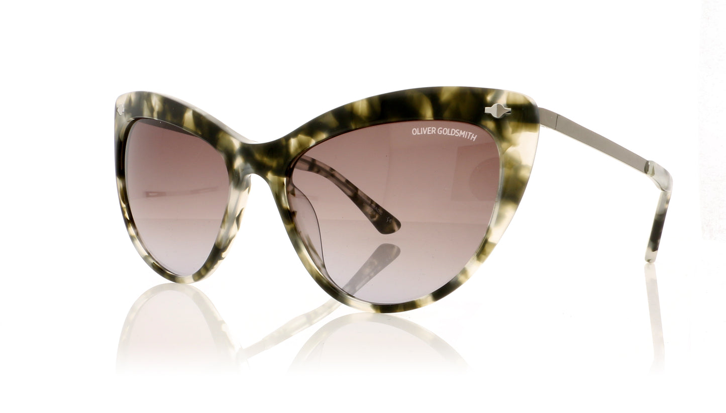 Oliver Goldsmith Kew 1 Black Ice Sunglasses - Angle