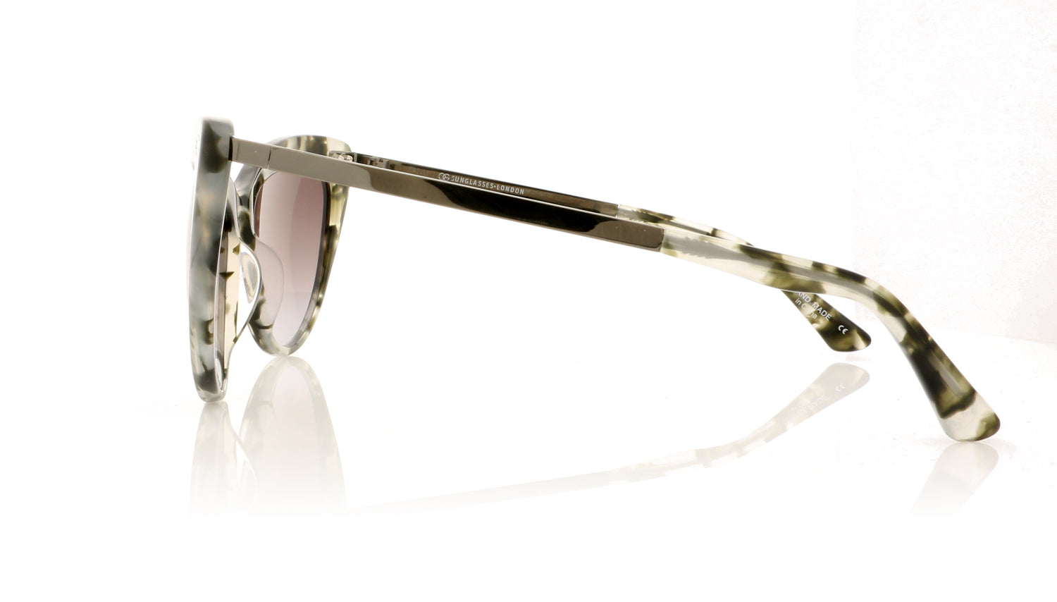 Oliver Goldsmith Kew 1 Black Ice Sunglasses - Side