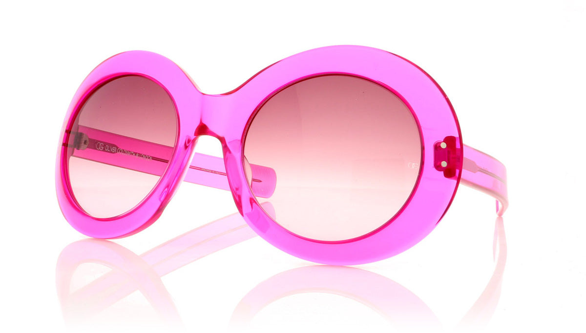 Oliver Goldsmith Koko 6 Hot Pink Press Sunglasses - Angle