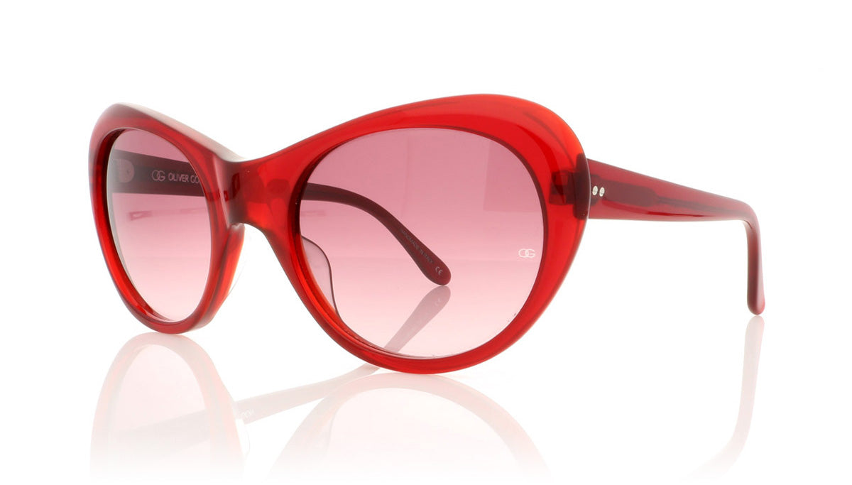 Oliver Goldsmith Majesty 5 Raspberry Coulis Sunglasses - Angle