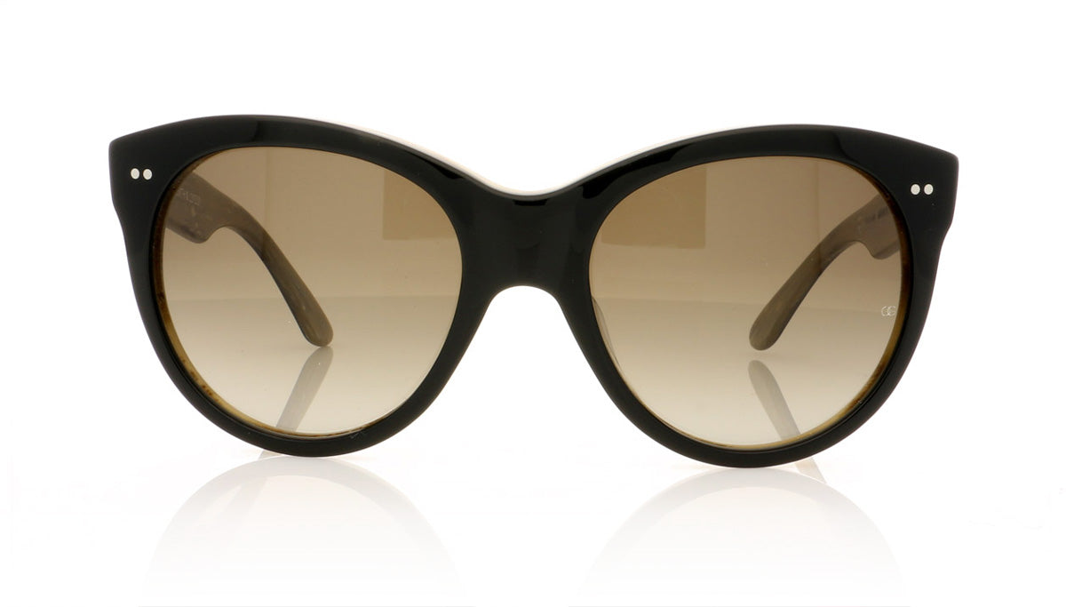 Oliver Goldsmith Manhattan 22 Black Wood Sunglasses - Front