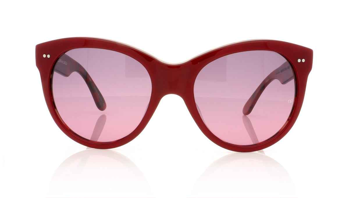 Oliver Goldsmith Manhattan 25 Red Tortoiseshell Sunglasses - Front