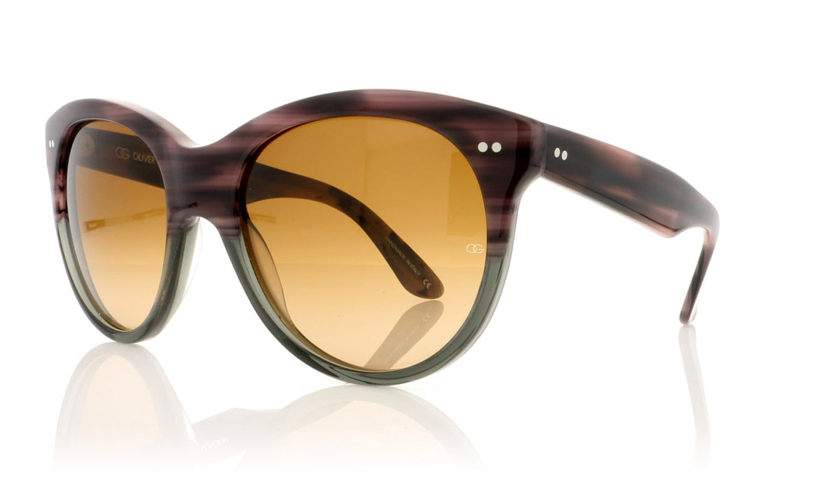 Oliver Goldsmith Manhattan 27 Grn Sea Bed Sunglasses - Angle