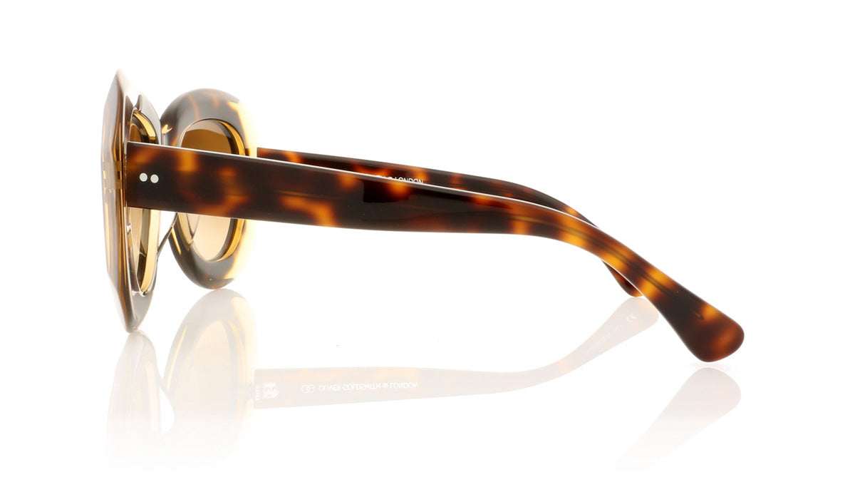 Oliver Goldsmith Norum 15 Tort Tea Sunglasses - Side