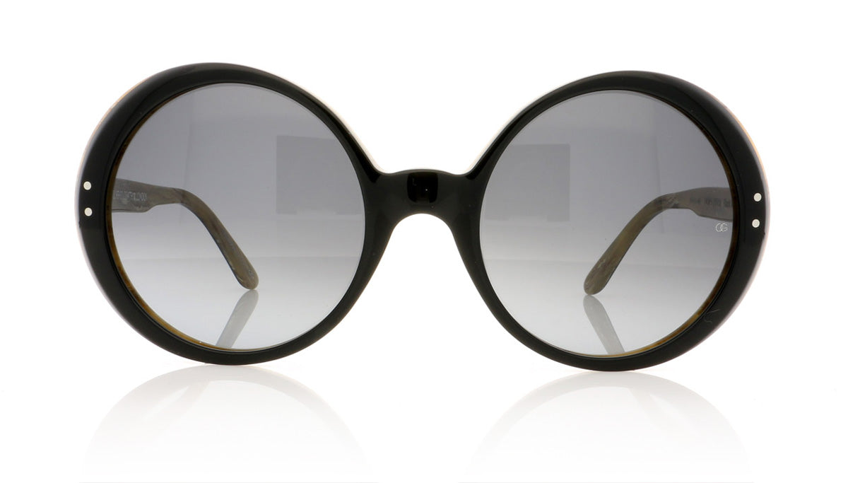 Oliver Goldsmith Oops 1 Black Wood Sunglasses - Front