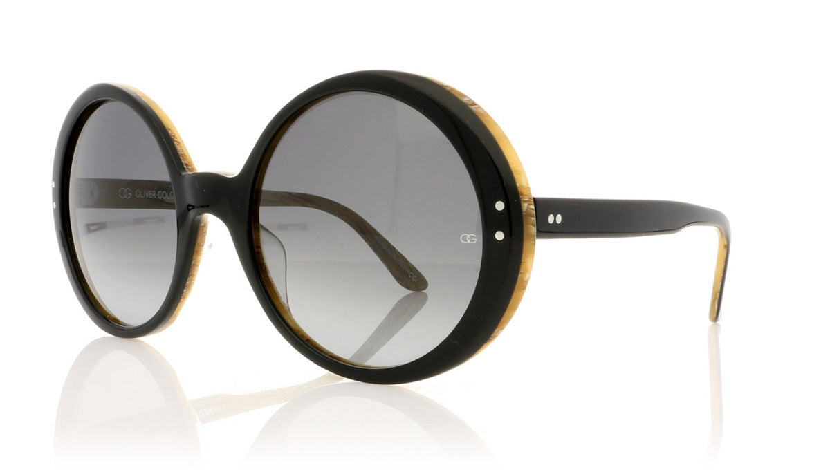 Oliver Goldsmith Oops 1 Black Wood Sunglasses - Angle